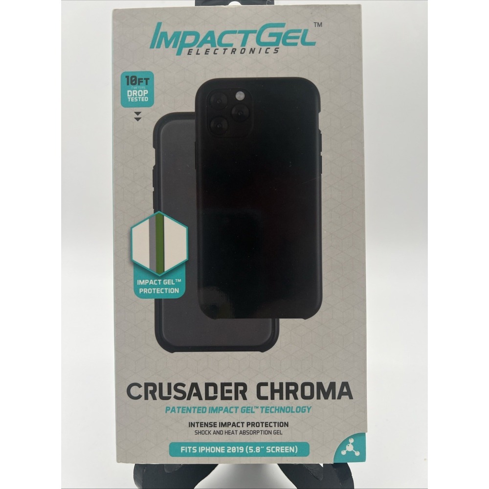 Impact Gel Challenger Series Hard Case for Apple iPhone 11 & 11 Pro-‎ Black NIB